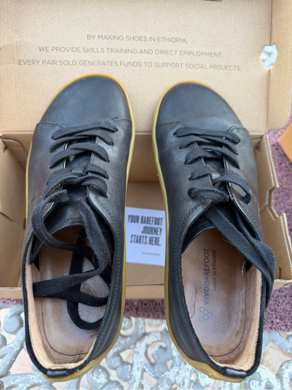 Vivobarefoot Addis Leather Barefoot Shoes Women's Size 8. EU 39. With box - Picture 7 of 7